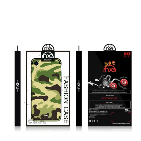 Husa iPhone XR Camouflage Pattern Verde Deschis NXE