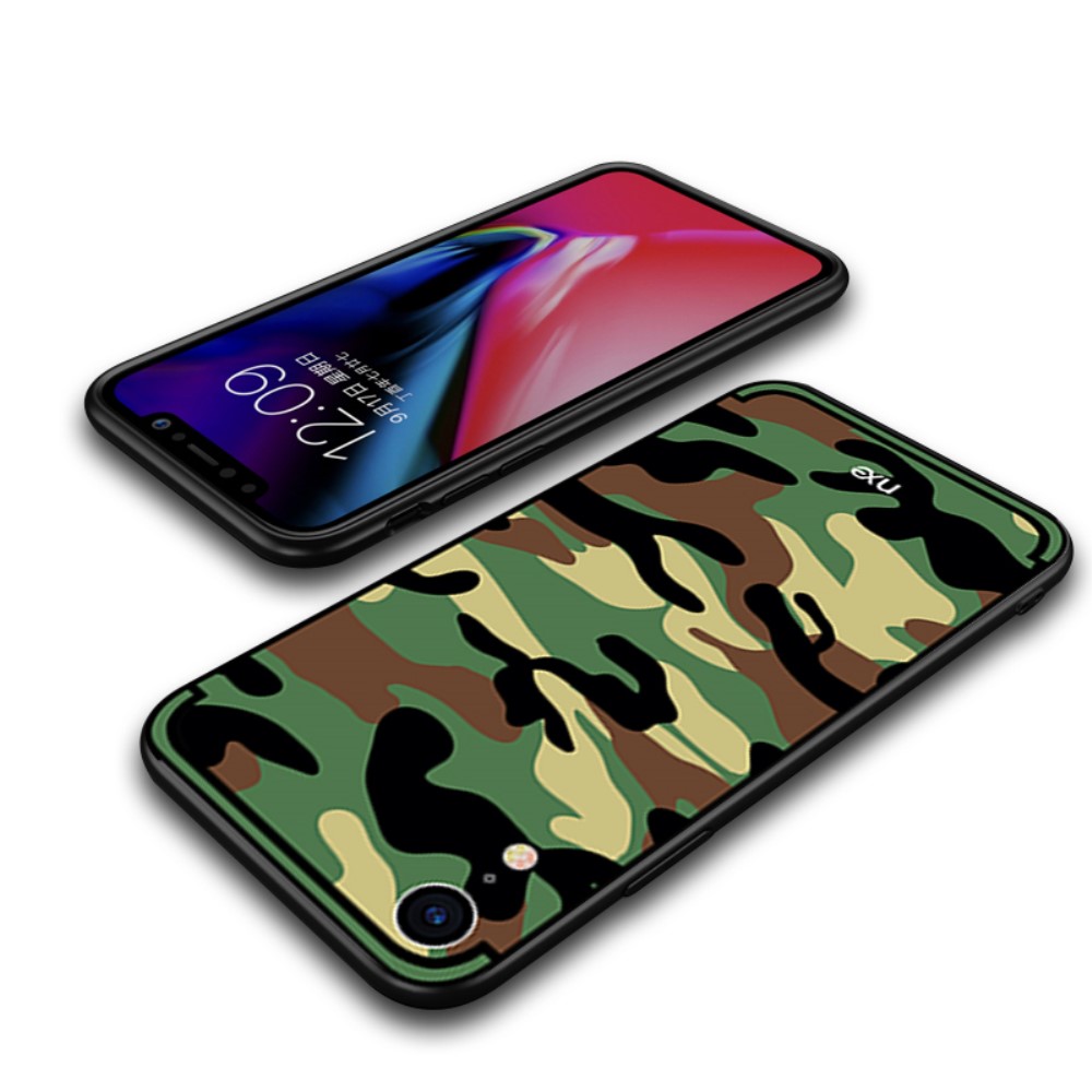 Husa iPhone XR Camouflage Pattern Verde NXE thumb