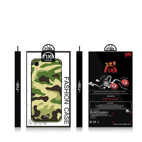 Husa iPhone XR Camouflage Pattern Verde NXE