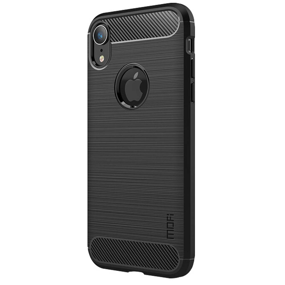 Husa iPhone XR 6.1'' Carbon Fiber Mofi, Neagra thumb