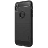 Husa iPhone XR 6.1&#039;&#039; Carbon Fiber Mofi, Neagra