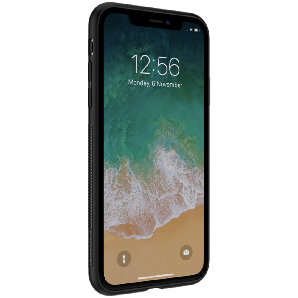 Husa iPhone XR 6.1'' Fiber Hard Nillkin, Neagra thumb