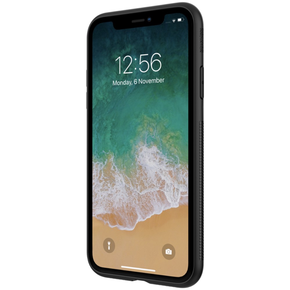 Husa iPhone XR 6.1'' Fiber Hard Nillkin, Neagra thumb