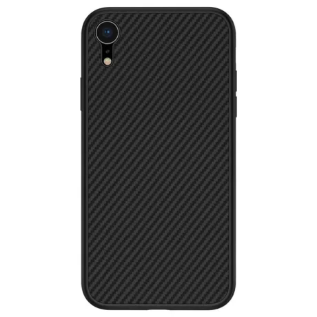 Husa iPhone XR 6.1&#039;&#039; Fiber Hard Nillkin, Neagra