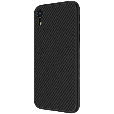 Husa iPhone XR 6.1&#039;&#039; Fiber Hard Nillkin, Neagra