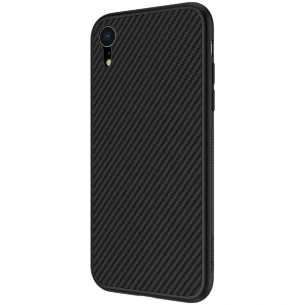 Husa iPhone XR 6.1&#039;&#039; Fiber Hard Nillkin, Neagra