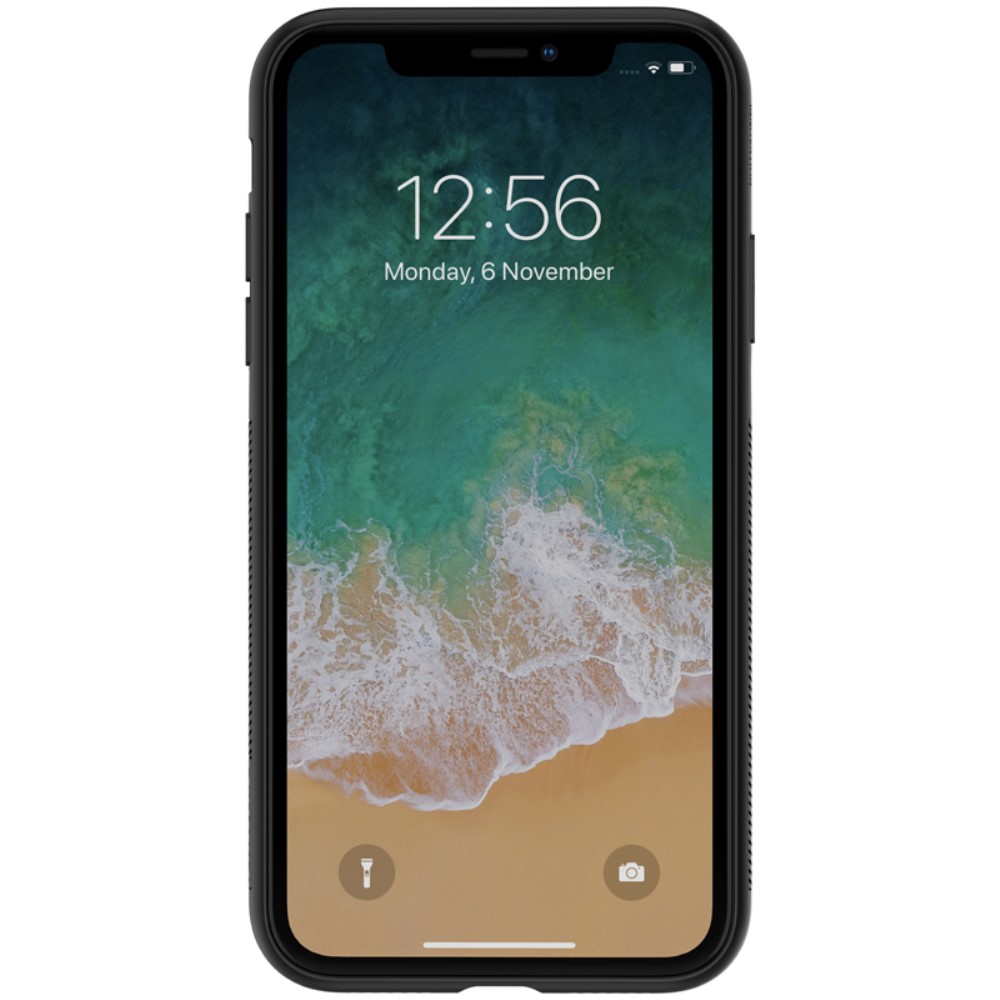 Husa iPhone XR 6.1'' Fiber Hard Nillkin, Neagra thumb