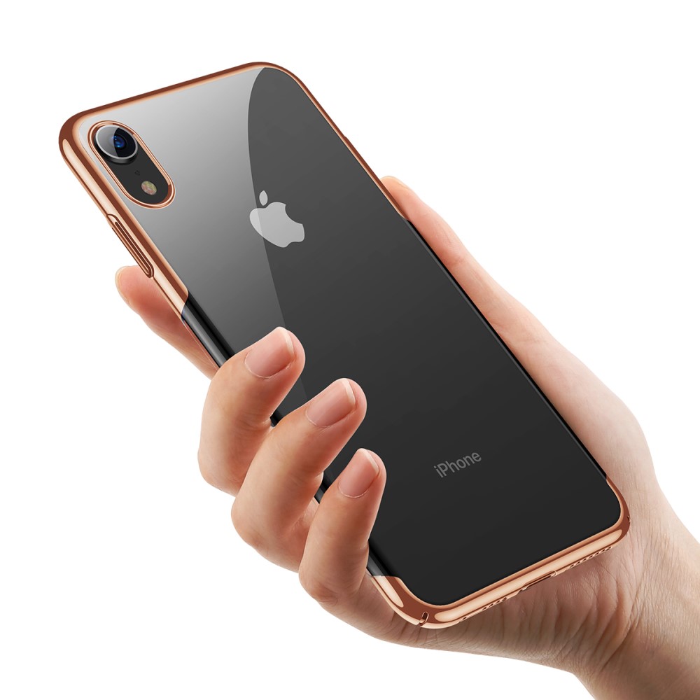 Husa hard pentru iPhone XR Glitter Electroplated, Baseus Aurie thumb