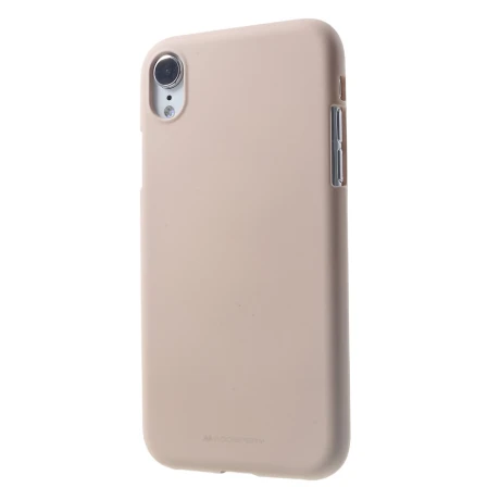 Husa iPhone XR Jelly Soft, Goospery Roz Gold