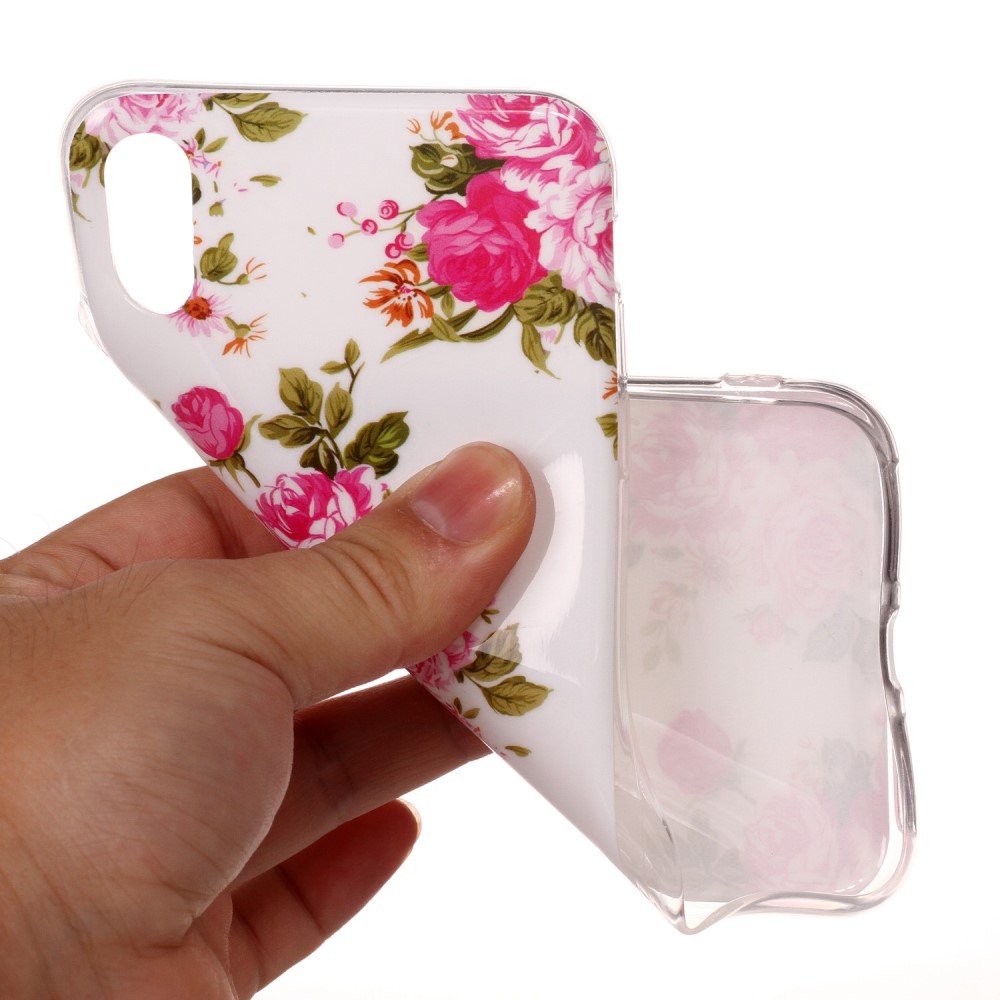 Husa iPhone XR, Luminous Patterned, Blooming Peonies thumb