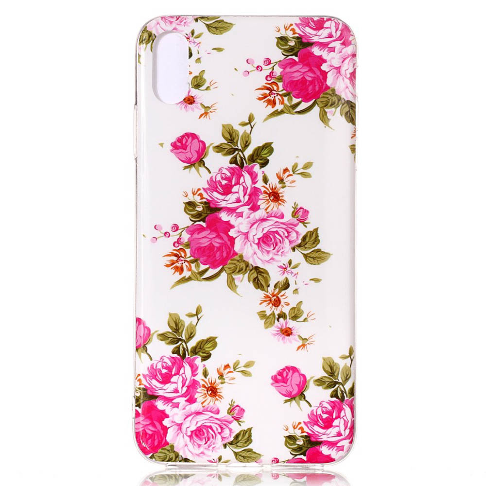 Husa iPhone XR, Luminous Patterned, Blooming Peonies thumb
