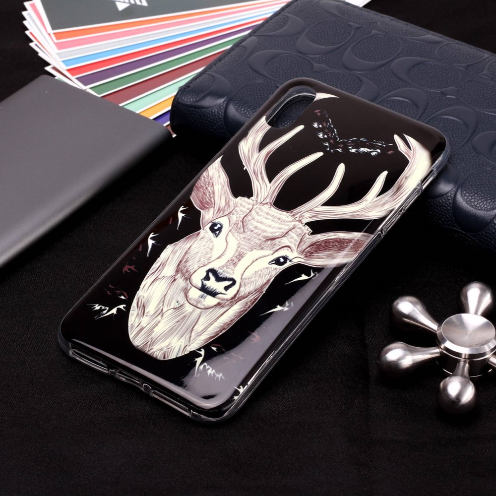 Husa iPhone XR Luminous Patterned Deer thumb