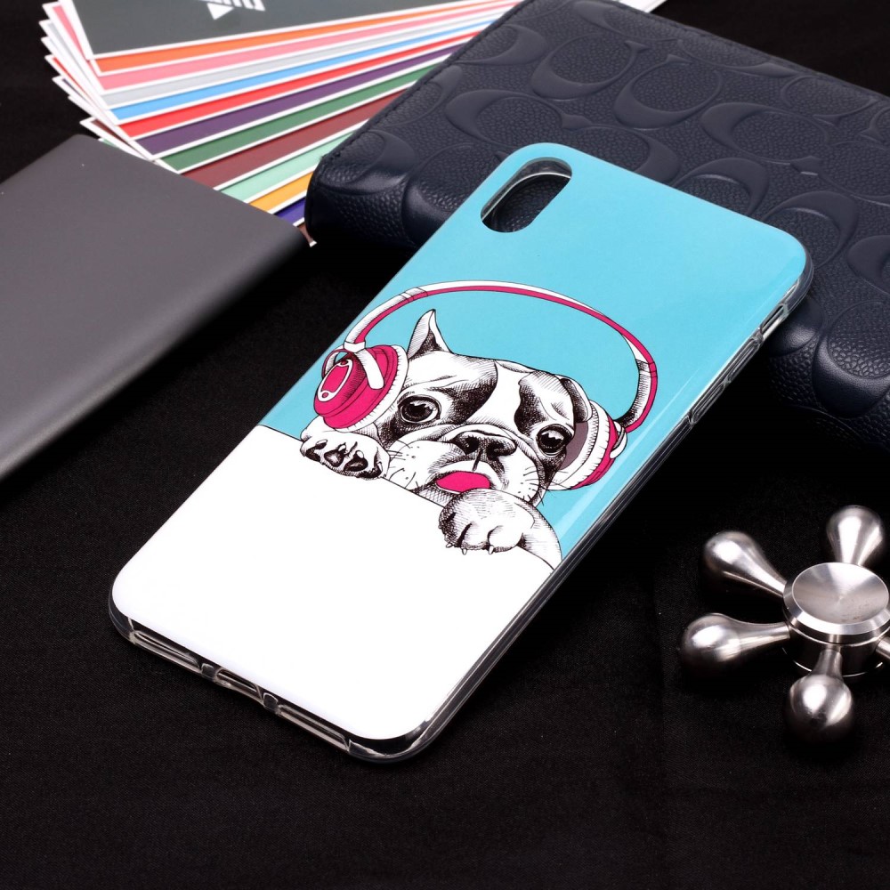 Husa iPhone XR, Luminous Patterned, Dog thumb