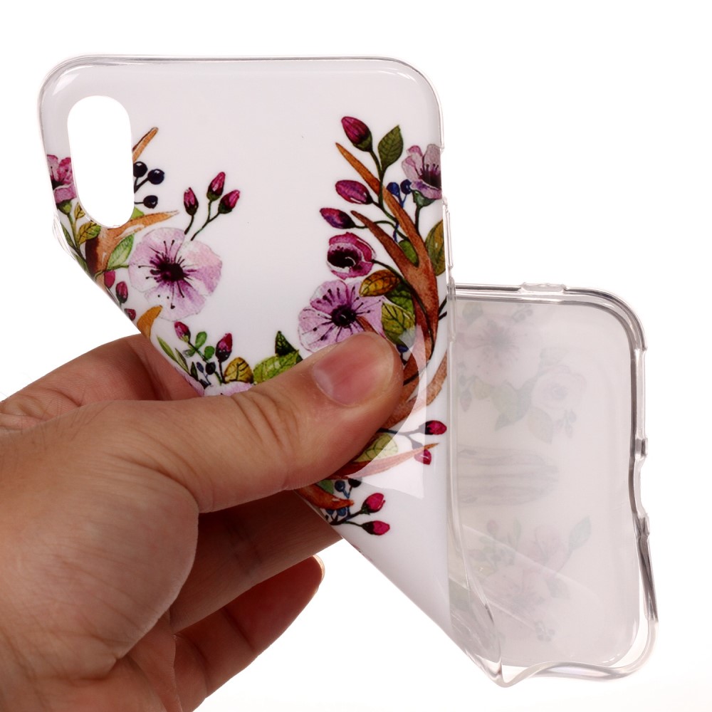 Husa iPhone XR Luminous Patterned Flowered Elk thumb