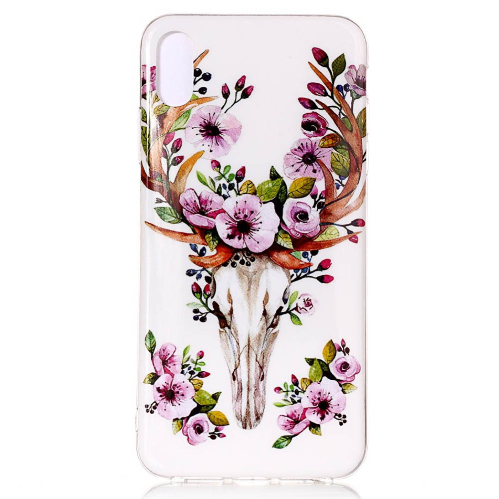 Husa iPhone XR Luminous Patterned Flowered Elk thumb