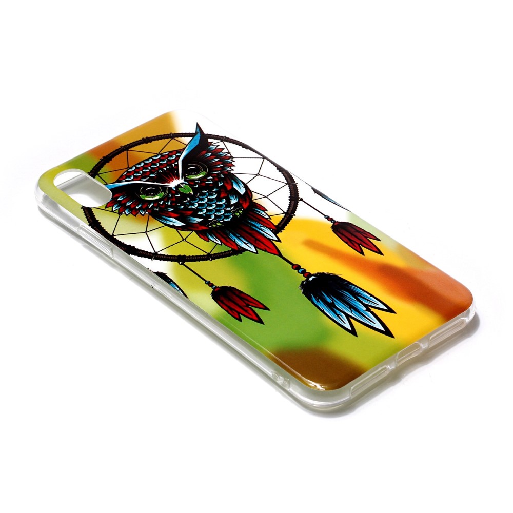 Husa iPhone XR, Luminous Patterned, Owl thumb