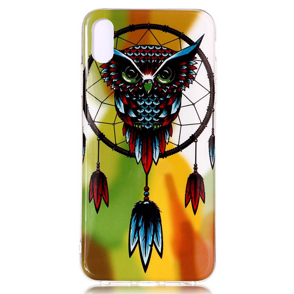 Husa iPhone XR, Luminous Patterned, Owl thumb