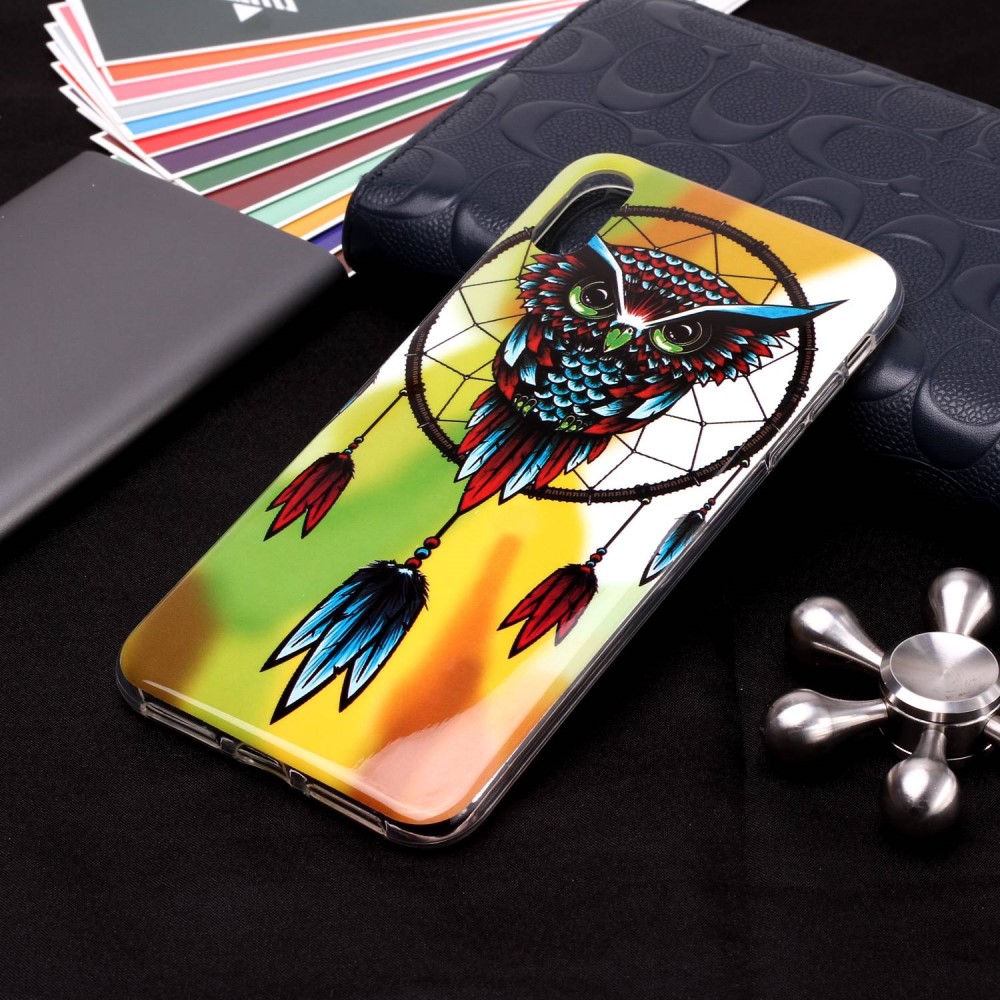 Husa iPhone XR, Luminous Patterned, Owl thumb