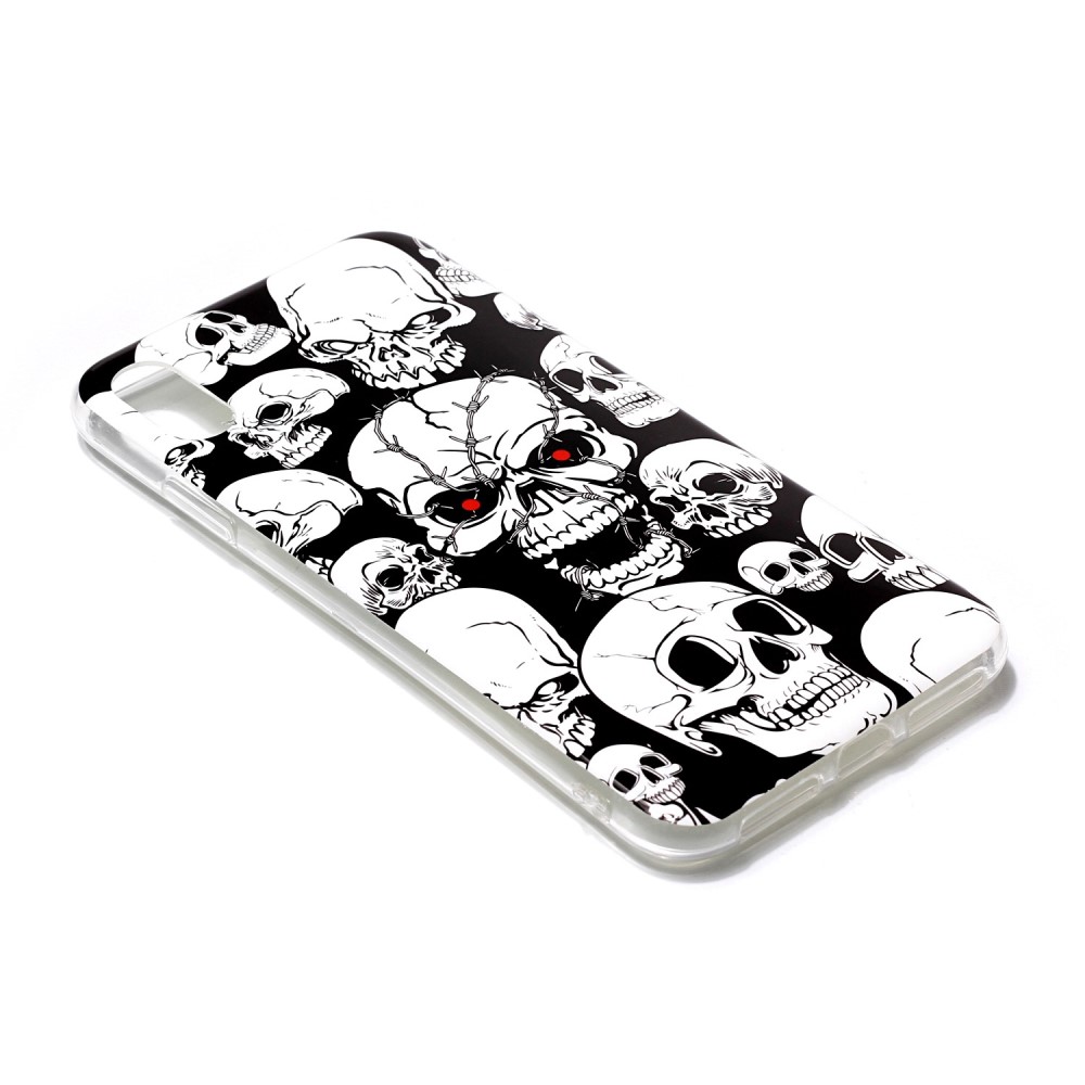 Husa iPhone XR, Luminous Patterned, Skulls Pattern thumb