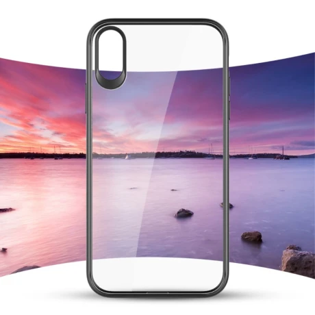 Husa iPhone XR 6.1&#039;&#039; PC+TPU Negru