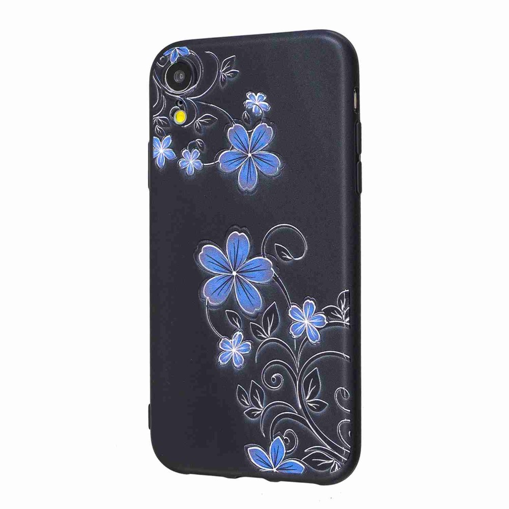 Husa iPhone XR, Printing Embossed, Beautiful Flowers thumb