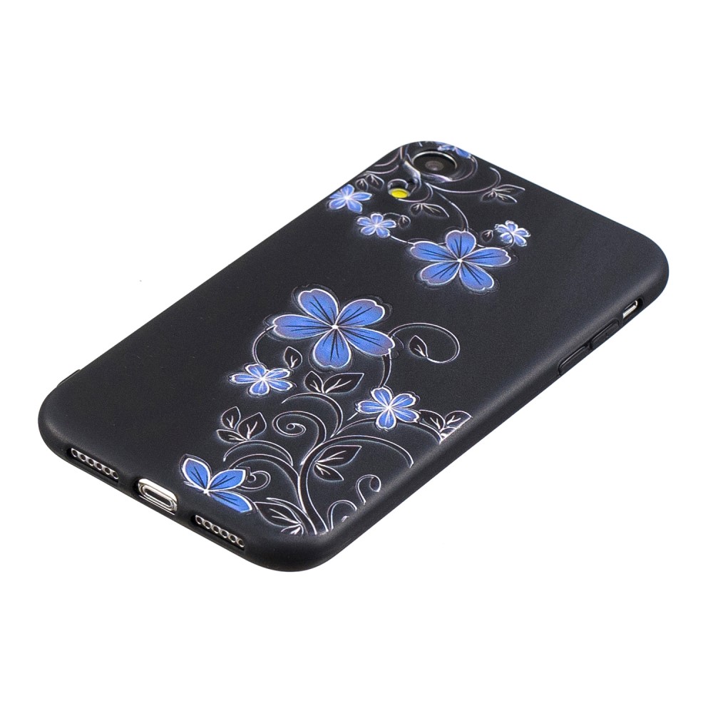 Husa iPhone XR, Printing Embossed, Beautiful Flowers thumb