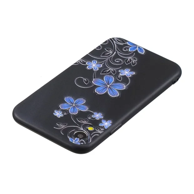 Husa iPhone XR, Printing Embossed, Beautiful Flowers