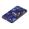 Husa iPhone XR Printing Embossed Blue Butterfly