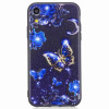 Husa iPhone XR Printing Embossed Blue Butterfly
