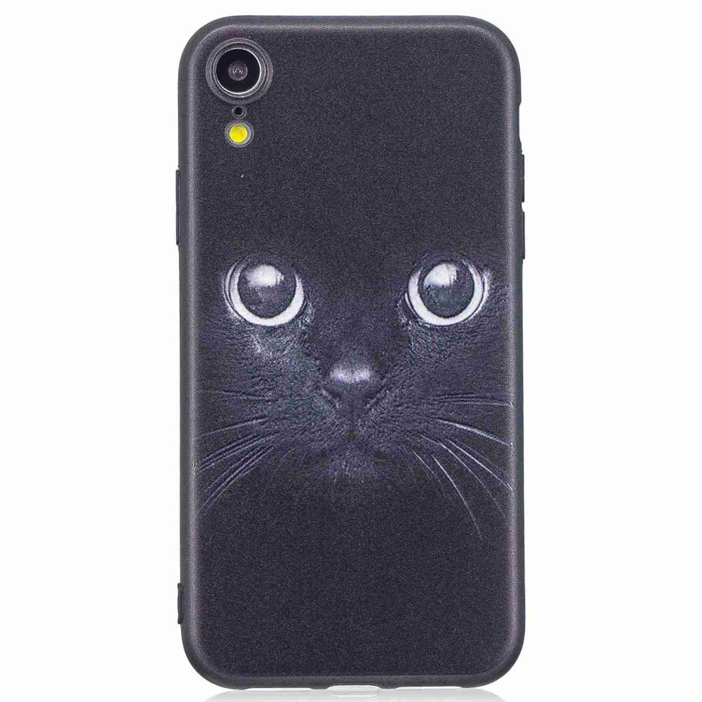 Husa iPhone XR Printing Embossed Cat thumb