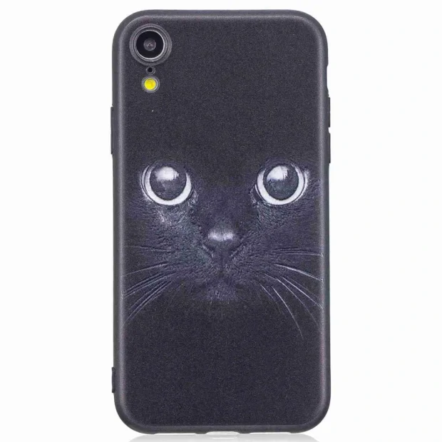 Husa iPhone XR Printing Embossed Cat