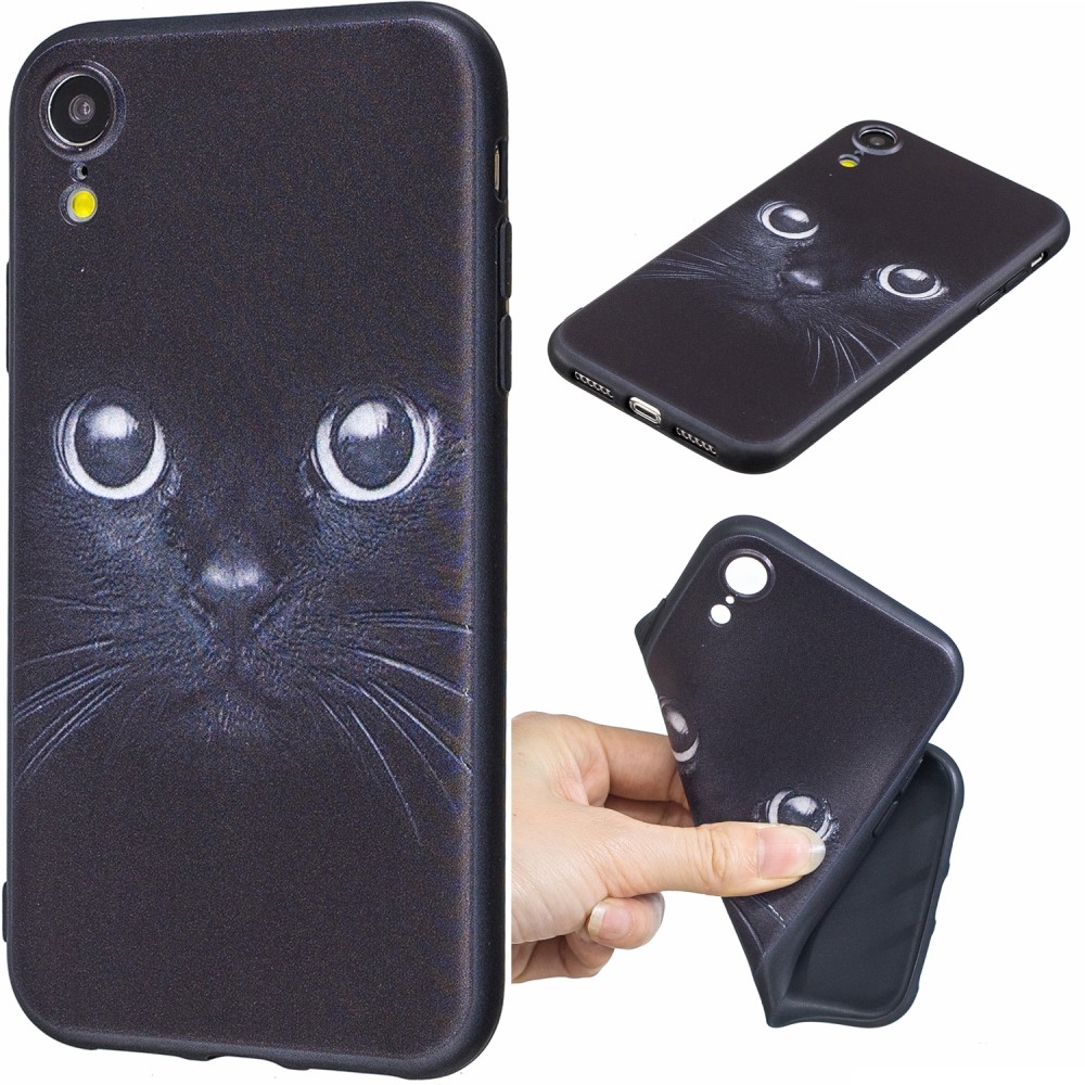 Husa iPhone XR Printing Embossed Cat thumb