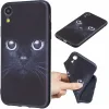 Husa iPhone XR Printing Embossed Cat