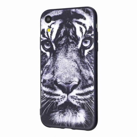 Husa iPhone XR 6.1&#039;&#039; Printing Embossed Tiger
