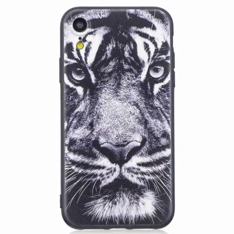 Husa iPhone XR 6.1&#039;&#039; Printing Embossed Tiger