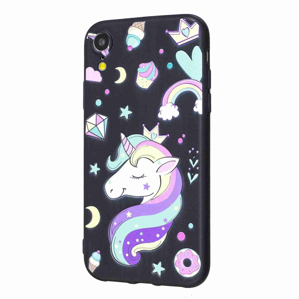 Husa iPhone XR, Printing Embossed, Unicorn thumb