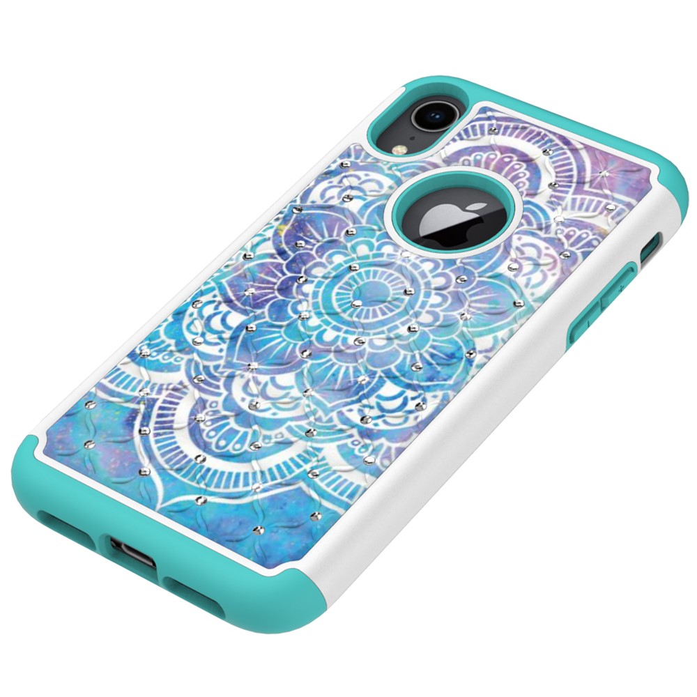 Husa iPhone XR Printing Rhinestone - Mandala Flower thumb