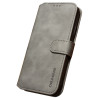 Husa iPhone XR Retro Style Leather, Dg.Ming Gri
