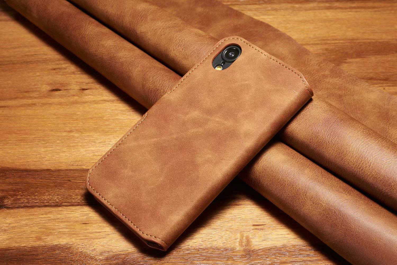 Husa iPhone XR Retro Style Leather, Dg.Ming Maro thumb