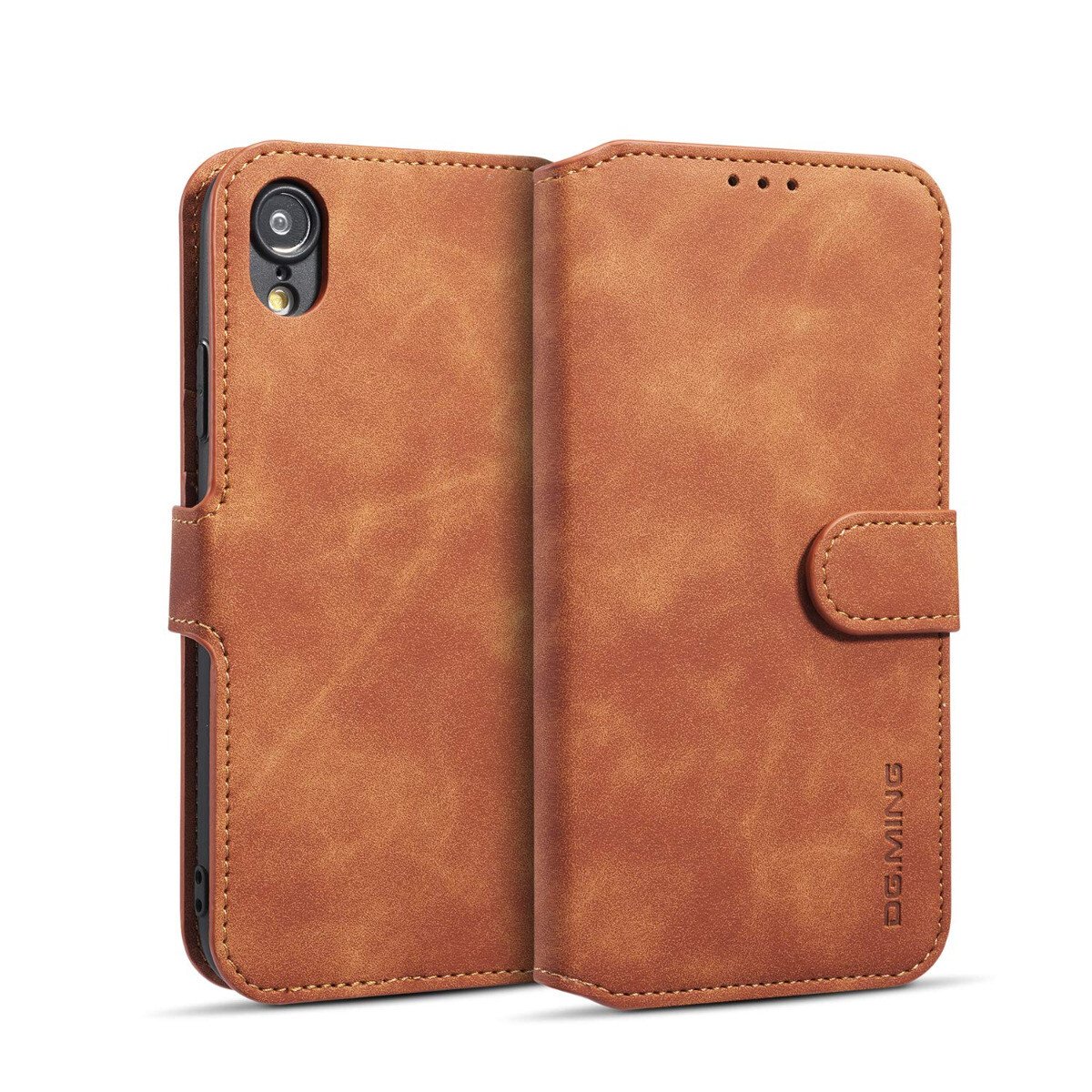 Husa iPhone XR Retro Style Leather, Dg.Ming Maro thumb