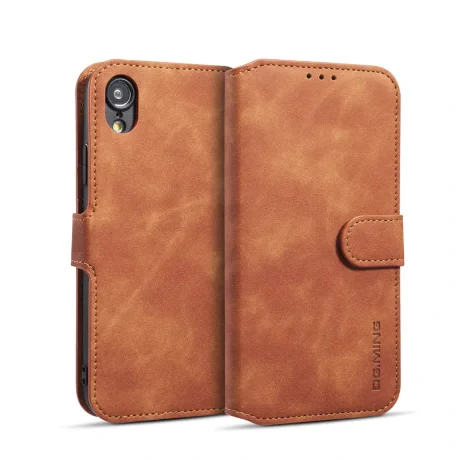 Husa iPhone XR Retro Style Leather, Dg.Ming Maro