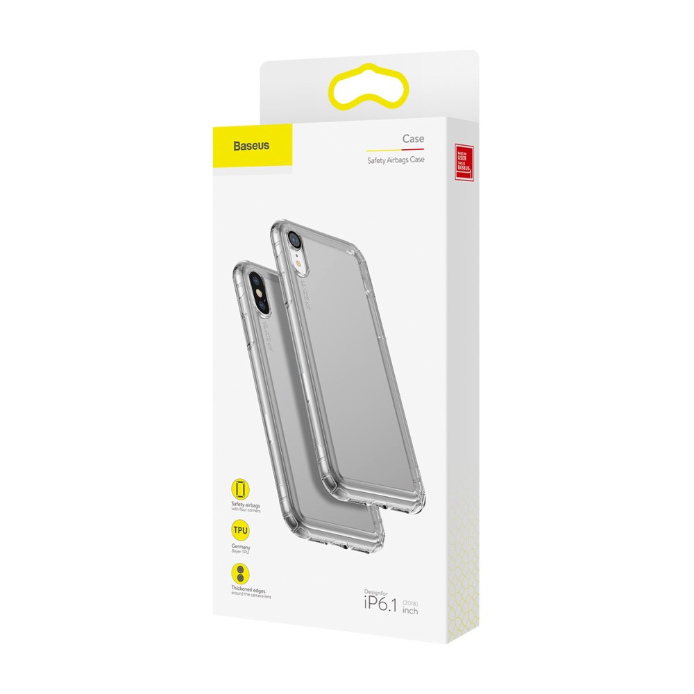 Husa iPhone XR Safety Airbags Transparenta Baseus thumb