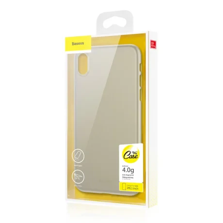 Husa iPhone XR Ultra Thin Baseus, Alba