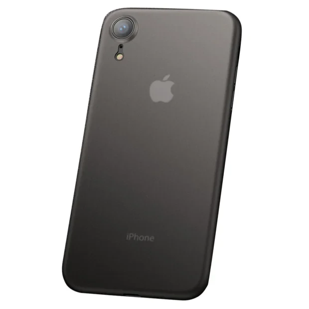 Husa iPhone XR 6.1&#039;&#039;, Ultra-Thin Matte, Cafele Gri