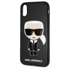 Husa iPhone XR Karl Lagerfeld, Hard Case  Neagra