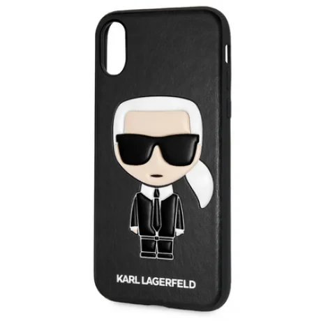 Husa iPhone XR Karl Lagerfeld, Hard Case  Neagra