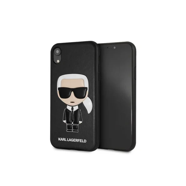 Husa iPhone XR Karl Lagerfeld, Hard Case  Neagra