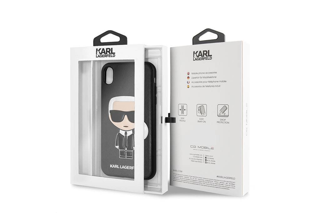 Husa iPhone XR Karl Lagerfeld, Hard Case  Neagra thumb