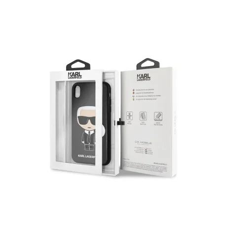 Husa iPhone XR Karl Lagerfeld, Hard Case  Neagra