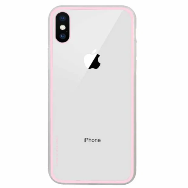 Husa iPhone XS 5.8&#039;&#039;, Clear NXE, Roz